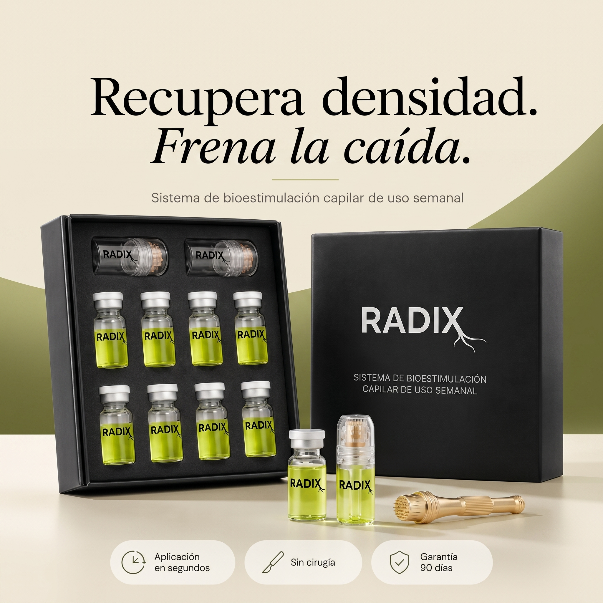 Sistema Radix — Crecimiento Capilar Natural