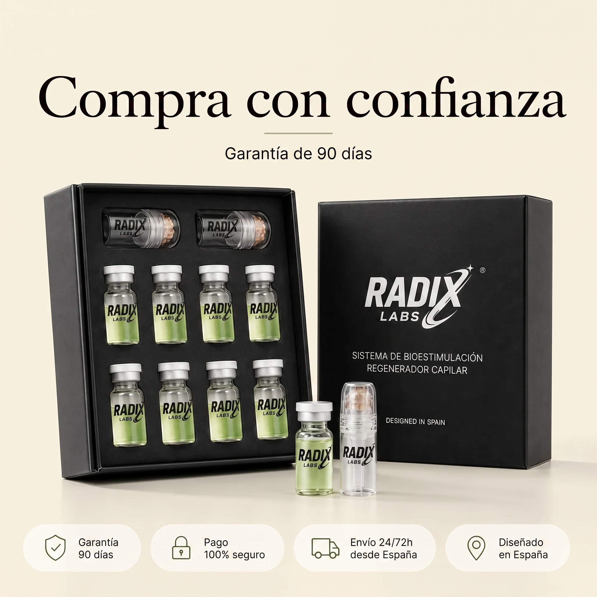 Sistema Radix — Crecimiento Capilar Natural